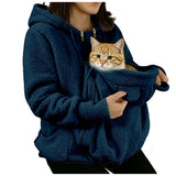 Sweat sherpa avec poche pour chat – vue 7