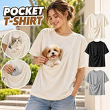 T-shirt kangourou pour porter son chat