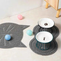 Bol en céramique pour animaux de compagnie, grand bol de nourriture pour chat, plat de boîte à collation, bol de nourriture pour chat avec protection du cou et fonction anti-renversement