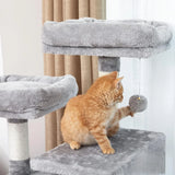 Arbre à Chat Contadora 143 cm | Hamac + 2 Maisonnettes + Rampe