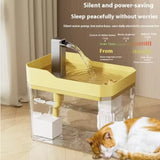 High-flow cat water fountain