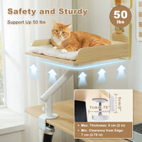 Hamac de Bureau pour Chat | Couchage Suspendu à Pince