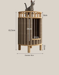 Meuble de couchage pour chat rond – Confort et design pour votre félin