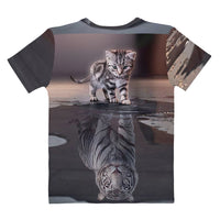 T-shirt chaton et tigre