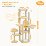 Arbre à chat 150 cm - Modèle : La Yegada - La boutique du Maine Coon