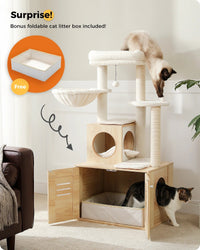 Arbre à chat de 127 cm - Modèle : Coiba - La boutique du Maine Coon