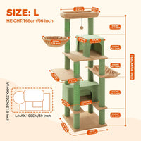 Arbre à chat Pinar de 168 cm - La boutique du Maine Coon