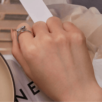 Bague Chat Argent Éclatant - La boutique du Maine Coon