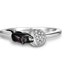 Bague Féline en Argent Unique - La boutique du Maine Coon