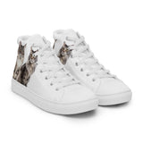 Baskets hautes en toile femme Maine Coon - La boutique du Maine Coon