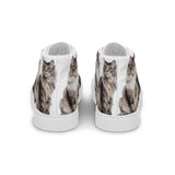 Baskets hautes en toile femme Maine Coon - La boutique du Maine Coon