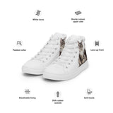 Baskets hautes en toile femme Maine Coon - La boutique du Maine Coon