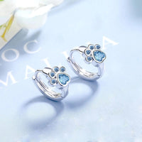 Boucles d'Oreilles Patte de Chat - La boutique du Maine Coon
