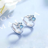 Boucles d'Oreilles Patte de Chat - La boutique du Maine Coon