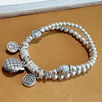 Bracelet Charme Chat Argent - La boutique du Maine Coon