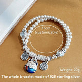 Bracelet Charme Chat Argent - La boutique du Maine Coon