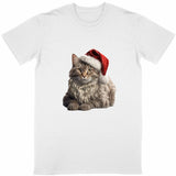 T-shirt de Noel Maine Coon - face_blanc