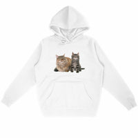 Sweat à capuche Maine Coon Maman et chaton – vue 2