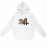 Sweat à capuche Maine Coon Maman et chaton – vue 2