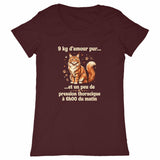 T-shirt 9kg d'amour - face_bordeaux