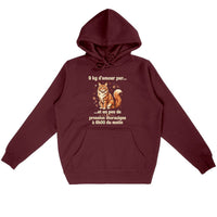 Sweat 9kg d'amour - face_bordeaux