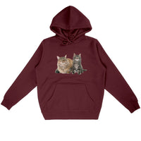 Sweat à capuche Maine Coon Maman et chaton – vue 6