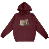 Sweat à capuche Maine Coon Maman et chaton – vue 6