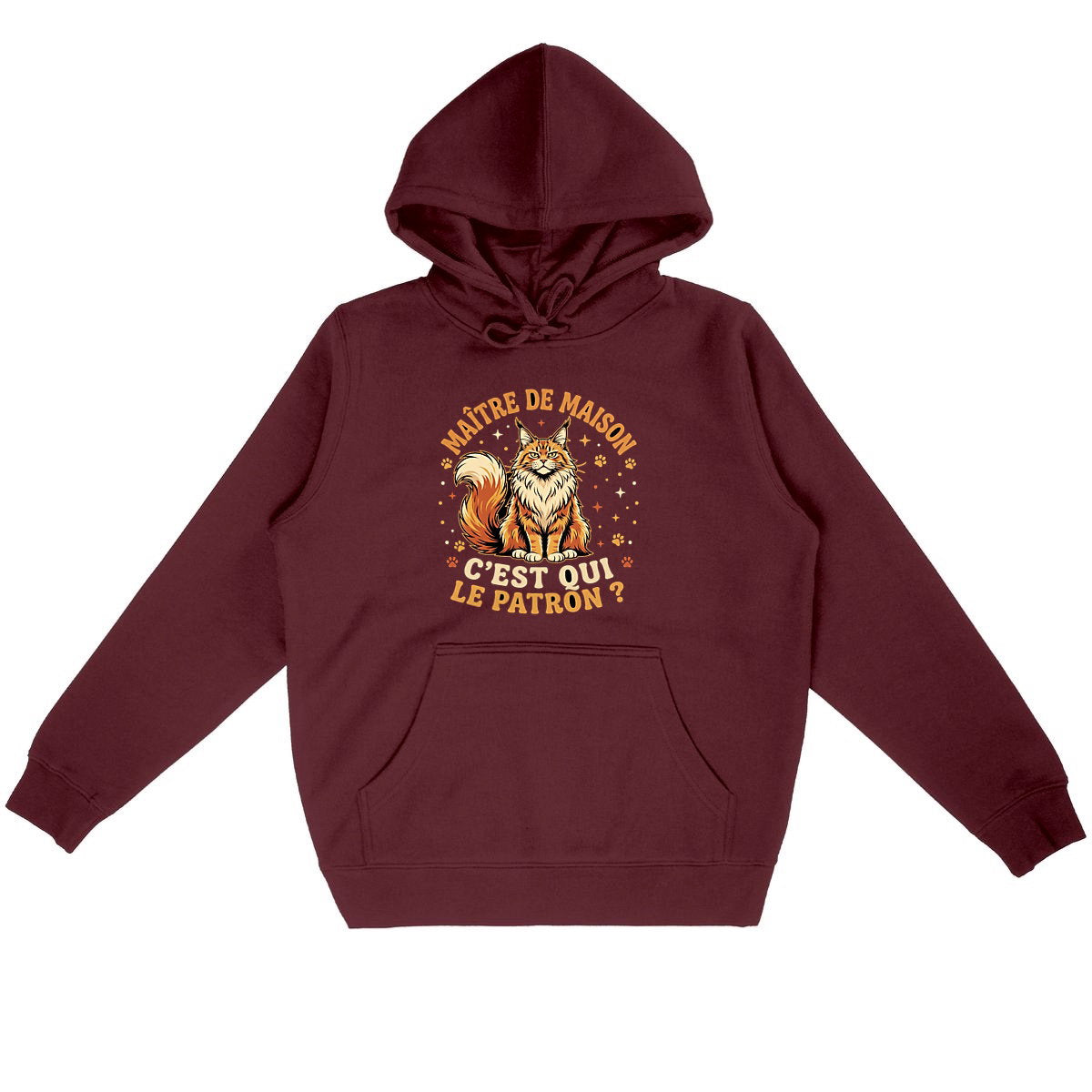 Sweat c'est qui le patron - face_bordeaux