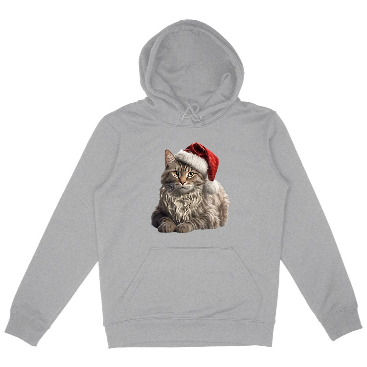 Sweat Maine Coon de noël - face_gris