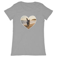 T-shirt amoureuse du Maine Coon - face_gris