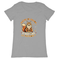 T-shirt C'est qui le patron - face_gris