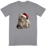 T-shirt de Noel Maine Coon - face_gris