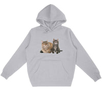 Sweat à capuche Maine Coon Maman et chaton – vue 4
