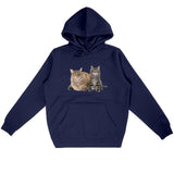 Sweat à capuche Maine Coon Maman et chaton – vue 5
