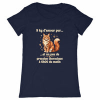 T-shirt 9kg d'amour - face_marine