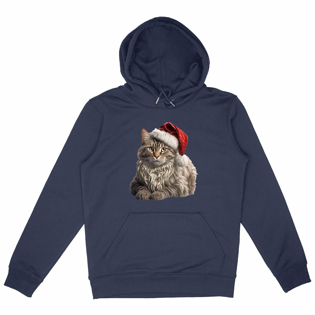 Sweat Maine Coon de noël - face_marine