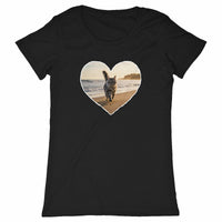 T-shirt amoureuse du Maine Coon - face_noir