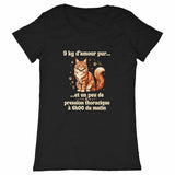T-shirt 9kg d'amour - face_noir