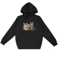 Sweat à capuche Maine Coon Maman et chaton – vue 3