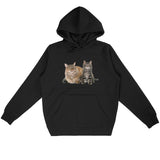 Sweat à capuche Maine Coon Maman et chaton – vue 3