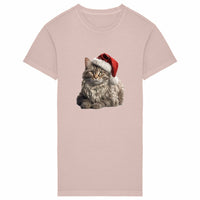 Robe T-shirt Maine Coon Noel - face_petalrose