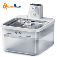Fontaine à eau automatique pour chat 2.5L – Acier inoxydable & batterie longue durée - La boutique du Maine Coon