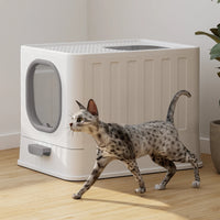 Grand bac à litière pliable pour chat - La boutique du Maine Coon