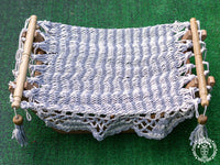 Hamac pour chat écru/gris perlé - Origine Nicaragua - La boutique du Maine Coon