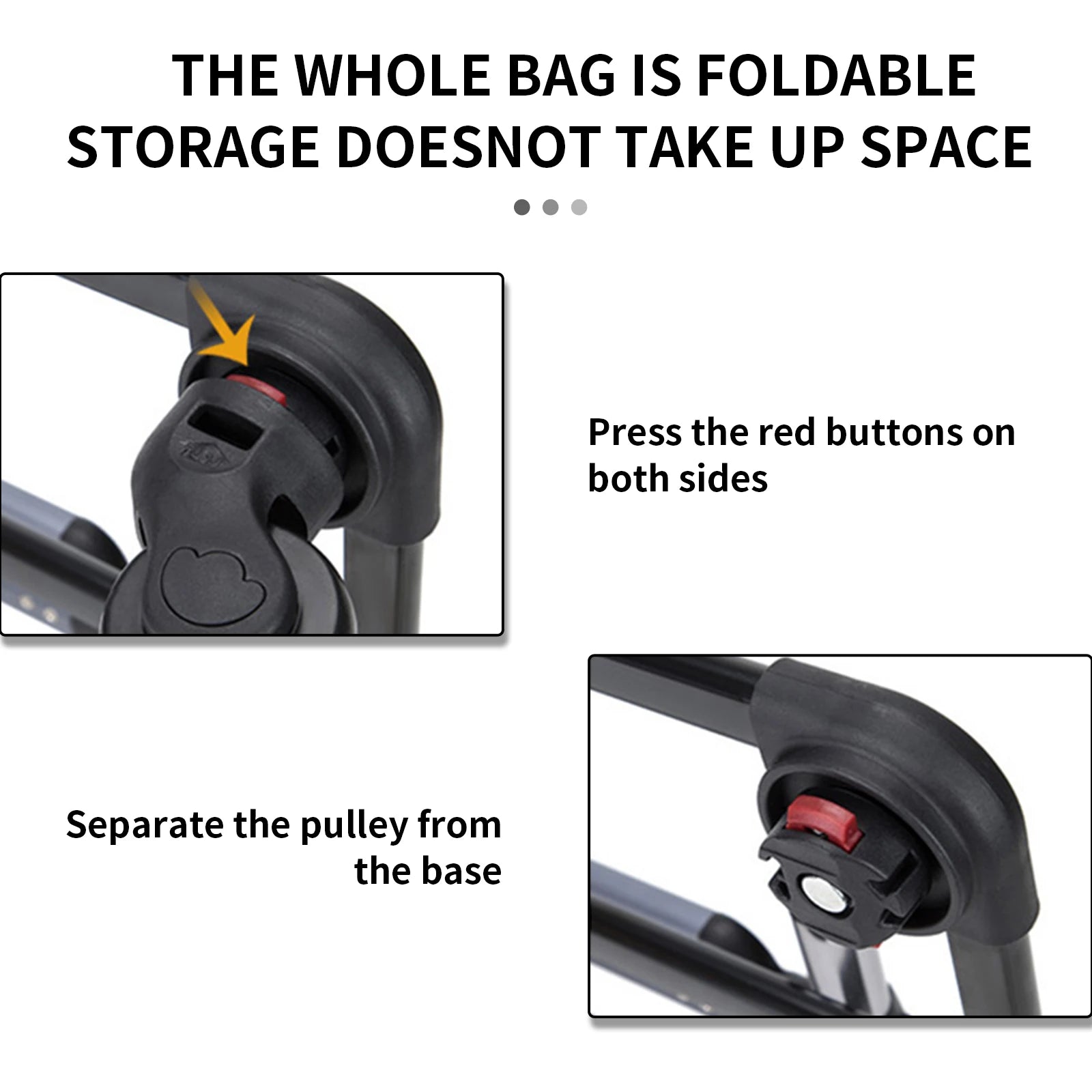 Sac de transport à roulette pour chat