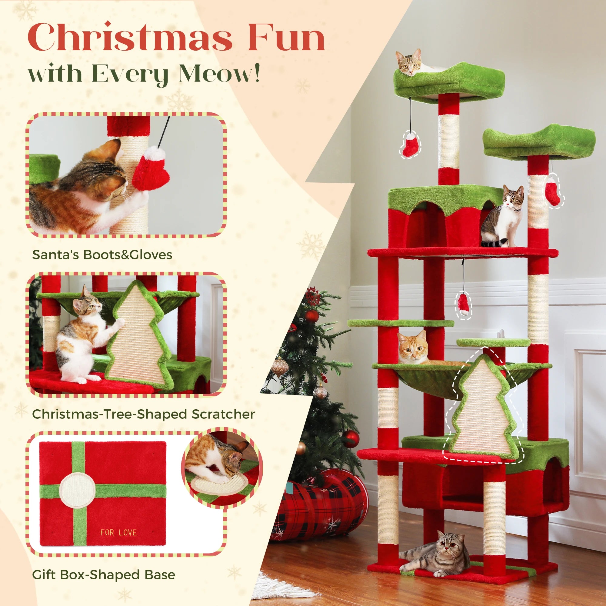 Arbre de Noël pour Chats