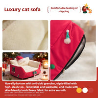 Maison Douillette pour Chat de Noel