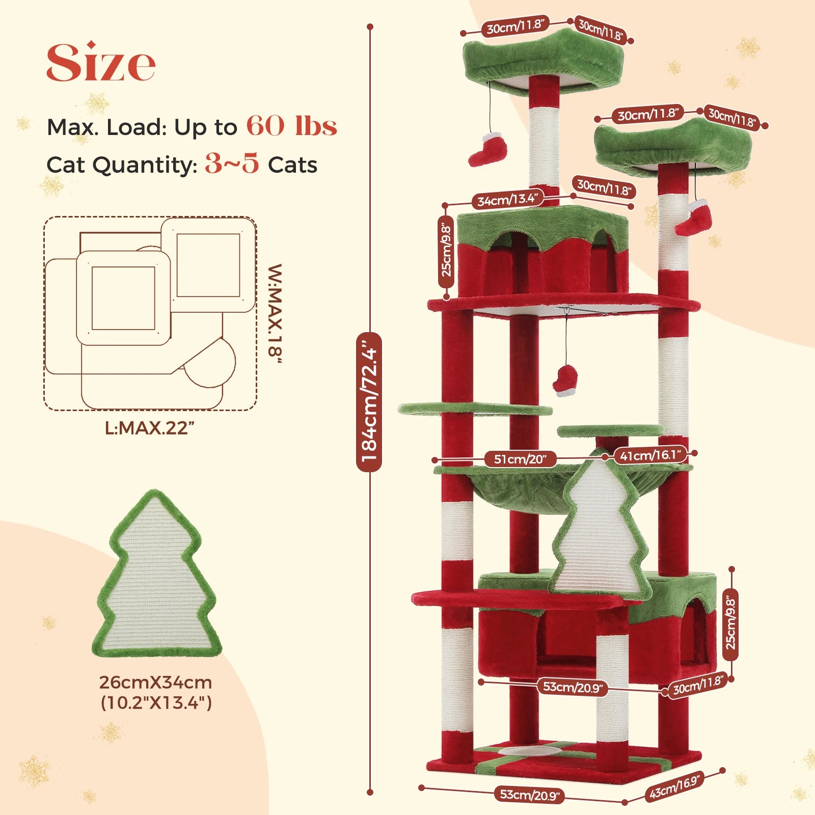 Arbre de Noël pour Chats