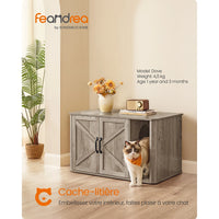 Meuble Caché pour Chat Élégant