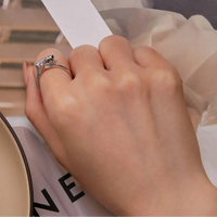 Bague Chat Argent Éclatant